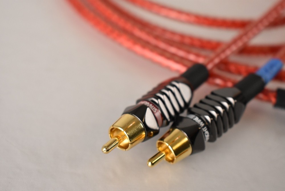 1m Pair RCA Straight Wire LSI Encore Audio Interconnect Cables