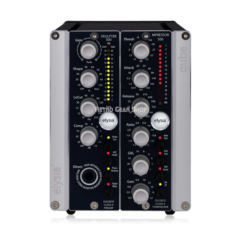 Elysia Skulpter Mpressor Qube Microphone Preamp 500 Series Module