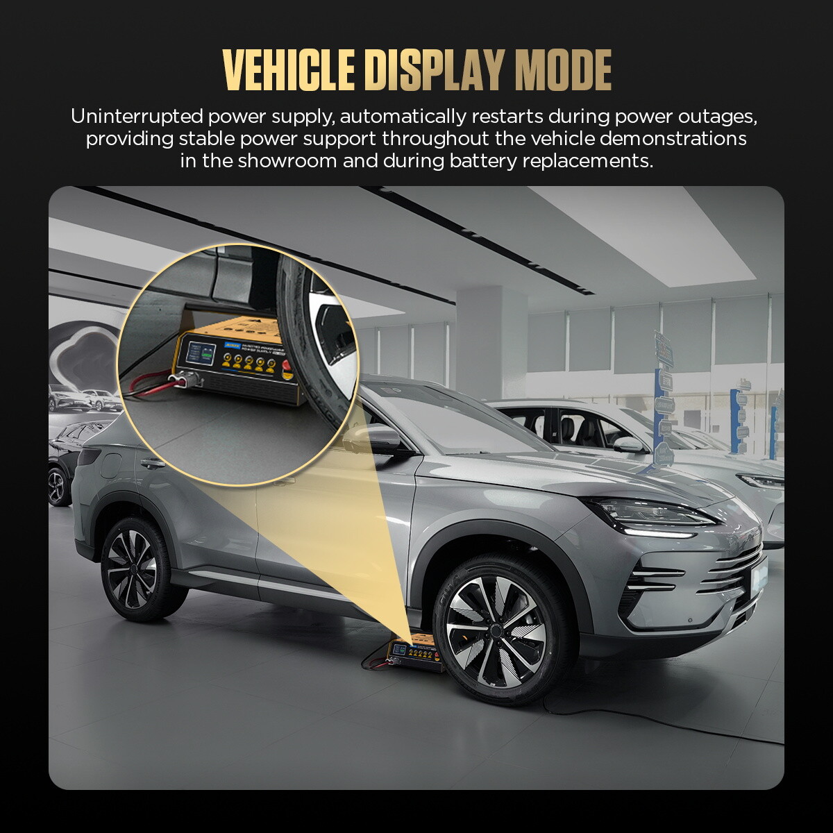 ECU Reprogramming Power Supply Stabilizer 400A Car Battery Jump Starter Charger