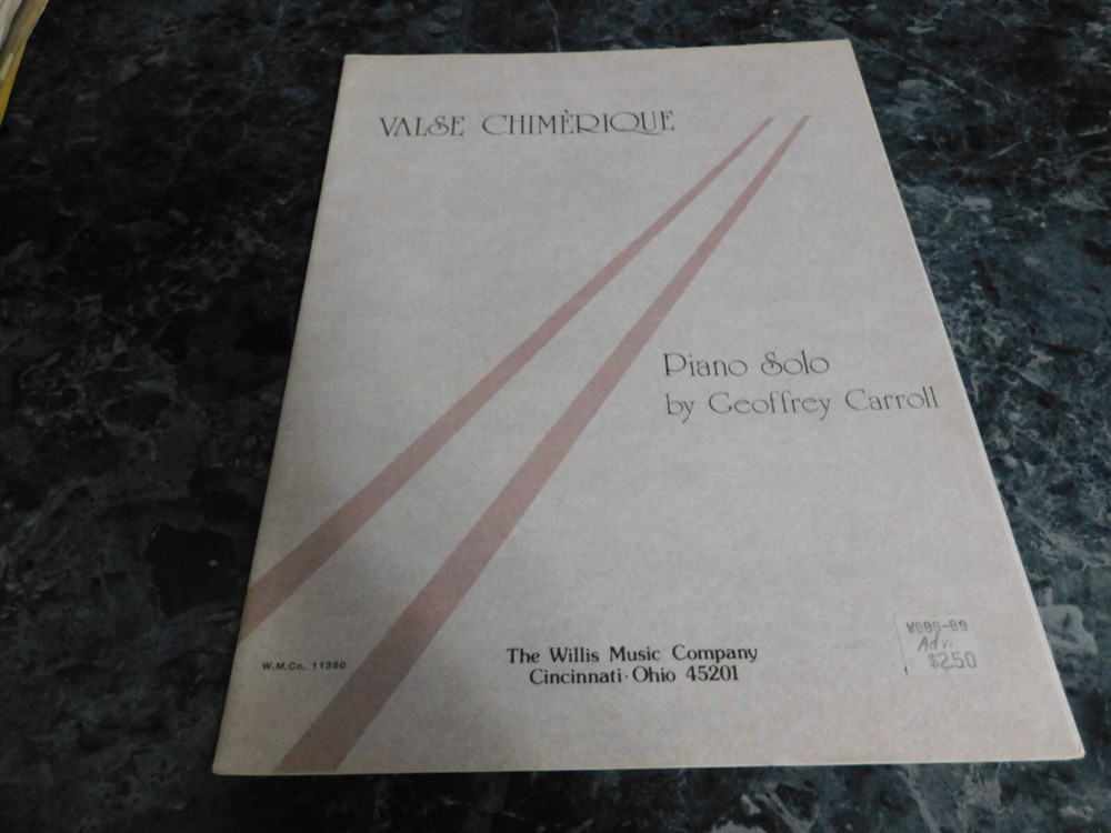 Valse Chimerique by Geoffrey Carroll
