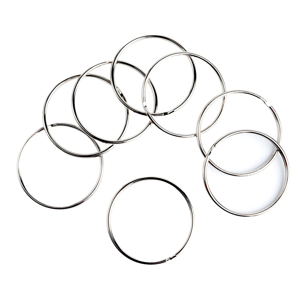 2 Inch Split Ring Key Chain Rings Closeout, 100 Pack