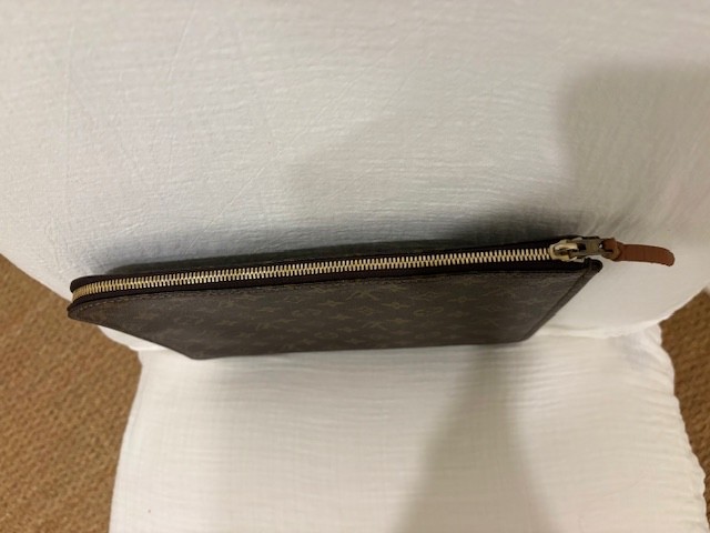 Authentic Louis Vuitton Posh Document Portfolio Monogram Canvas