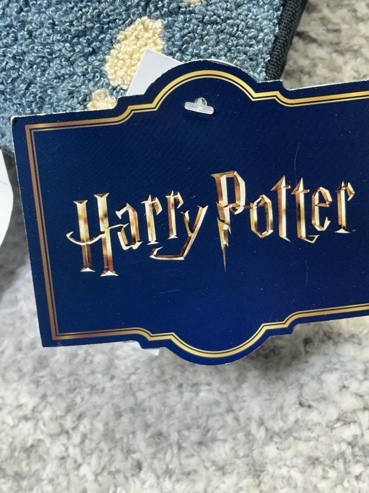 Harry Potter Mischief Managed Throw Pillow 9.5"x15" Blue Lumbar Cushion New