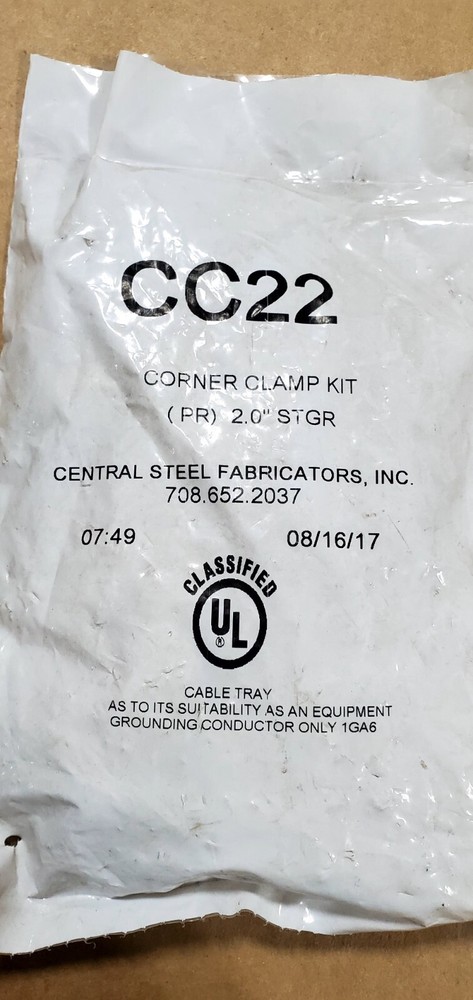 Corner Clamp Kit for 2" Stringer Cable Tray