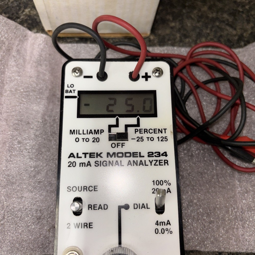 Altek 234 Milliamp Loop Calibrator