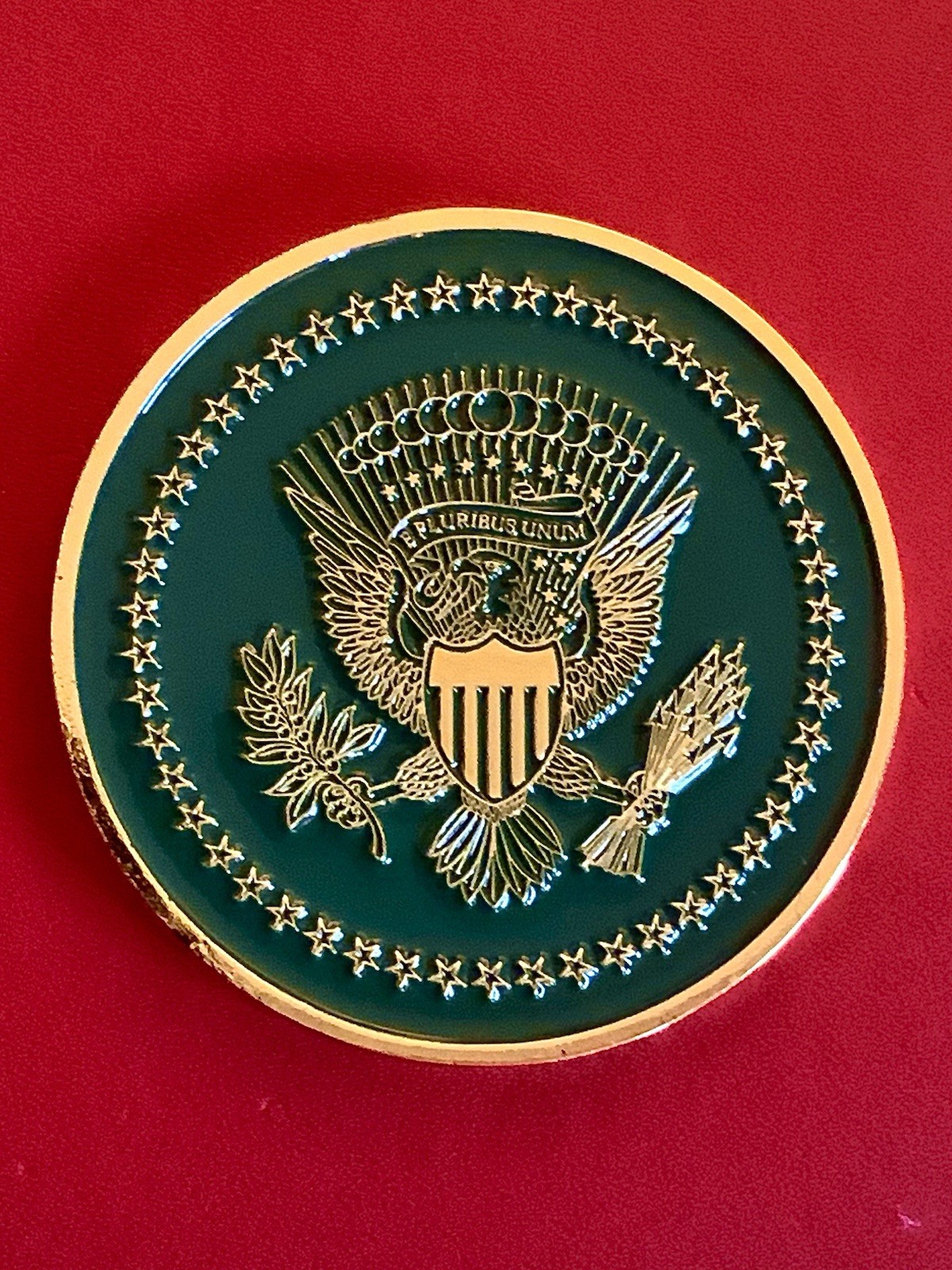 VERY RARE Authentic President Joe Biden Green POTUS Seal Ireland Challenge Coin!