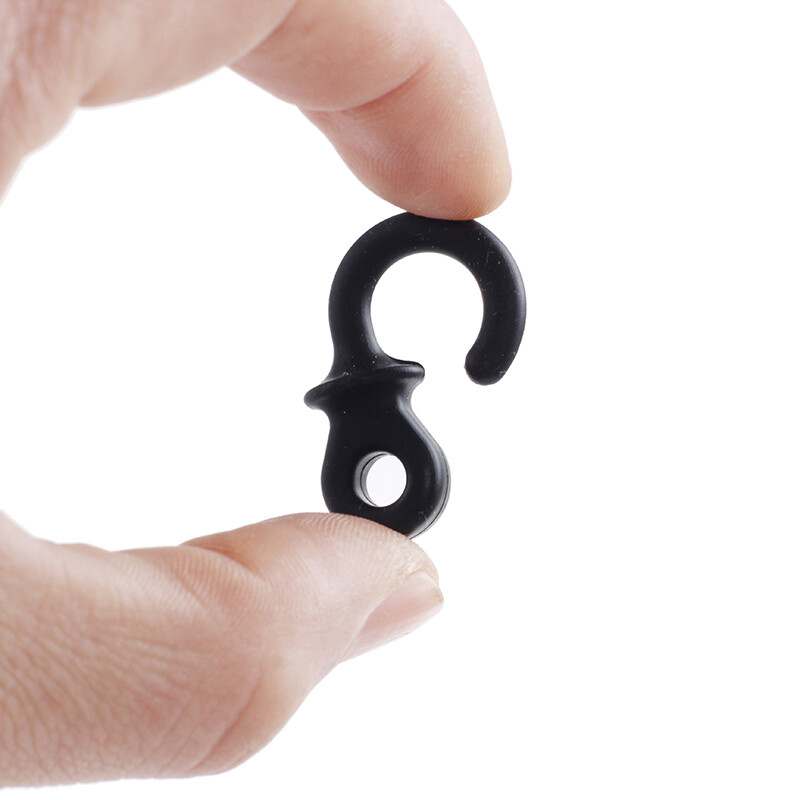 4pcs Archery Compound Bow String Stabilizer Monkey Tail Rubber Silencer Dampener