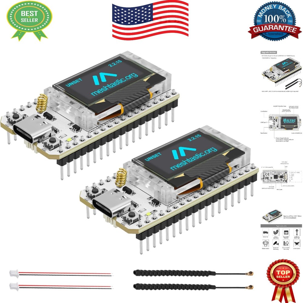 Integrated WiFi Bluetooth LoRa V3 Development Board with OLED & Type-C Power