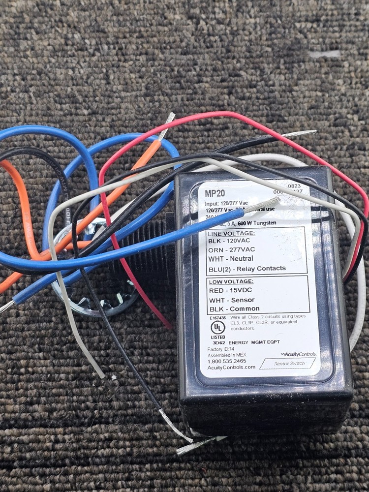 Acuity Controls MP20: Sensor Switch Mini Power Pack 120/240/277