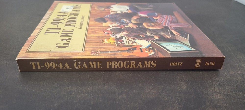Vtg 1983 TI-99/4a GAME PROGRAMS Reference Book Manual HOLTZ PC Texas Instruments