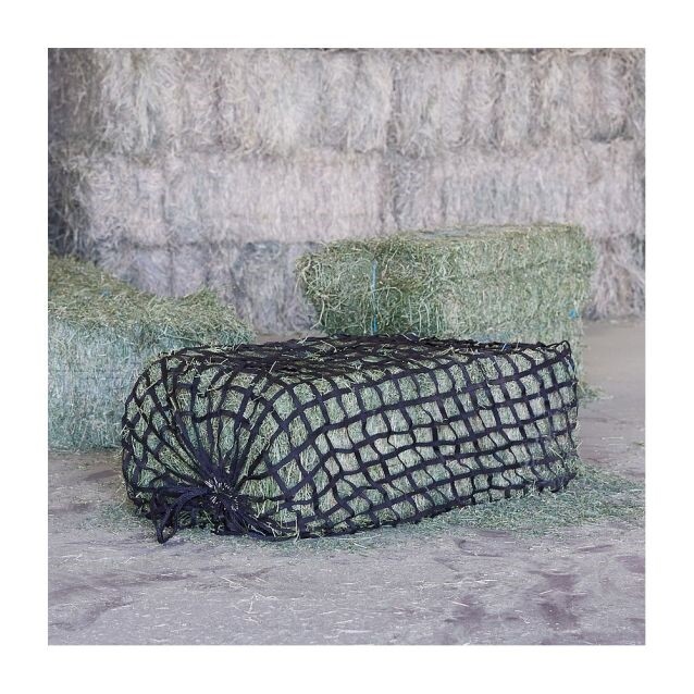 Square Hay Bale Web Hay Feeder Net - 3 String Bale - Fits Bale Size: 44"x22"x15"