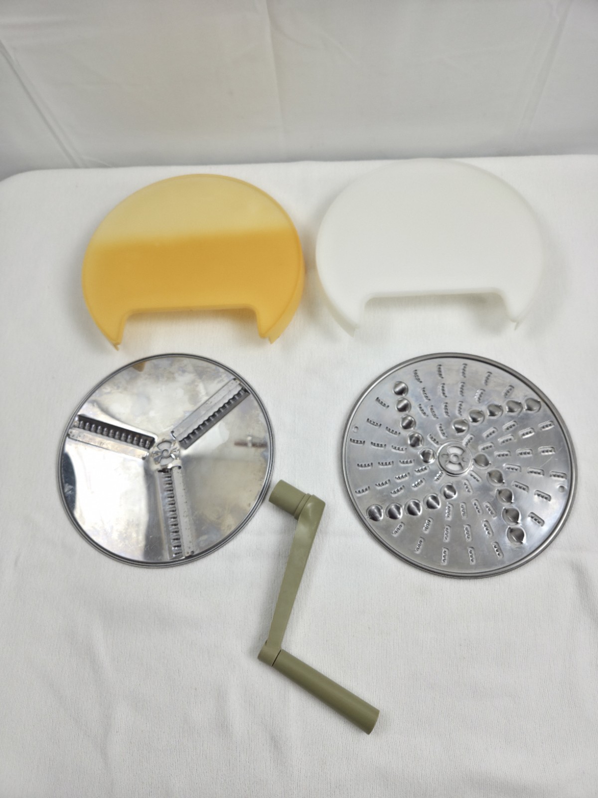 POPEIL'S Kitchen Magician Parts Disk Sides A,B,C &D Handle Guards Vintage 1970