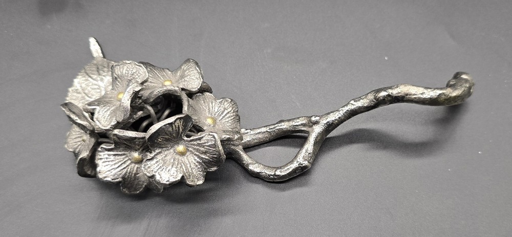 Beautiful Silver Colored Flower Stem Silver Plated Not Solid 8in