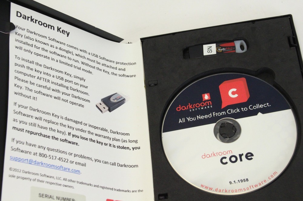 Darkroom Software Core edition 9.1 with USB & CD