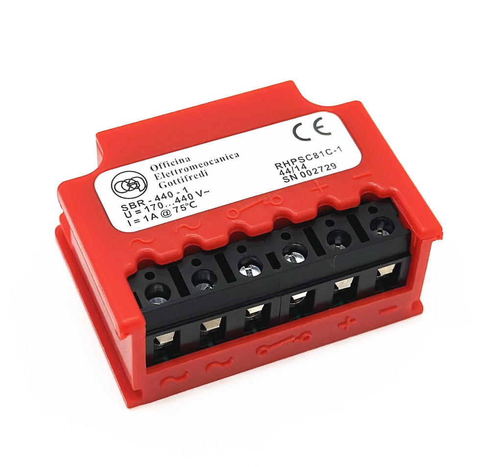 REPLACE OEG SBR-440-1 U=170...440 V~ I=1A @75℃ RHPSC81C-1 motor brake rectifier