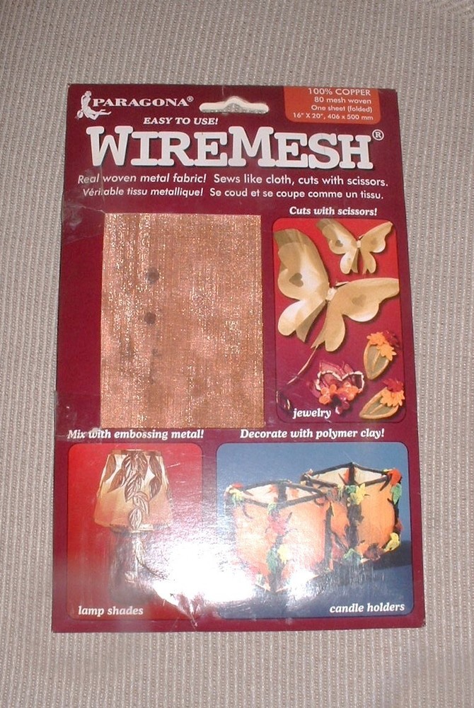 Paragona Wiremesh Fine Copper Screen Sheet New