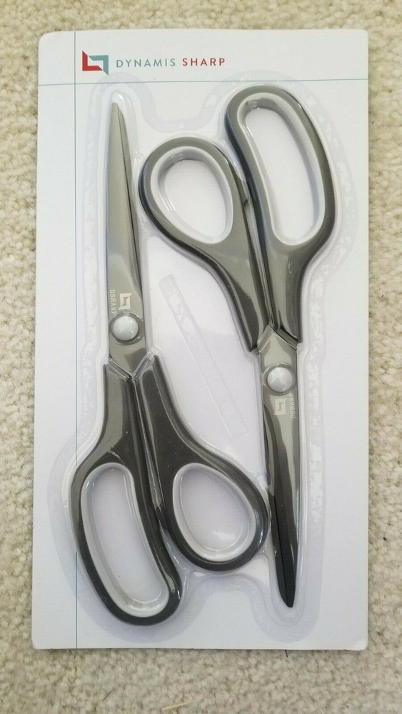 Dynamis Sharp Scissors High-Tech Titanium Multi-uses 2-Pack