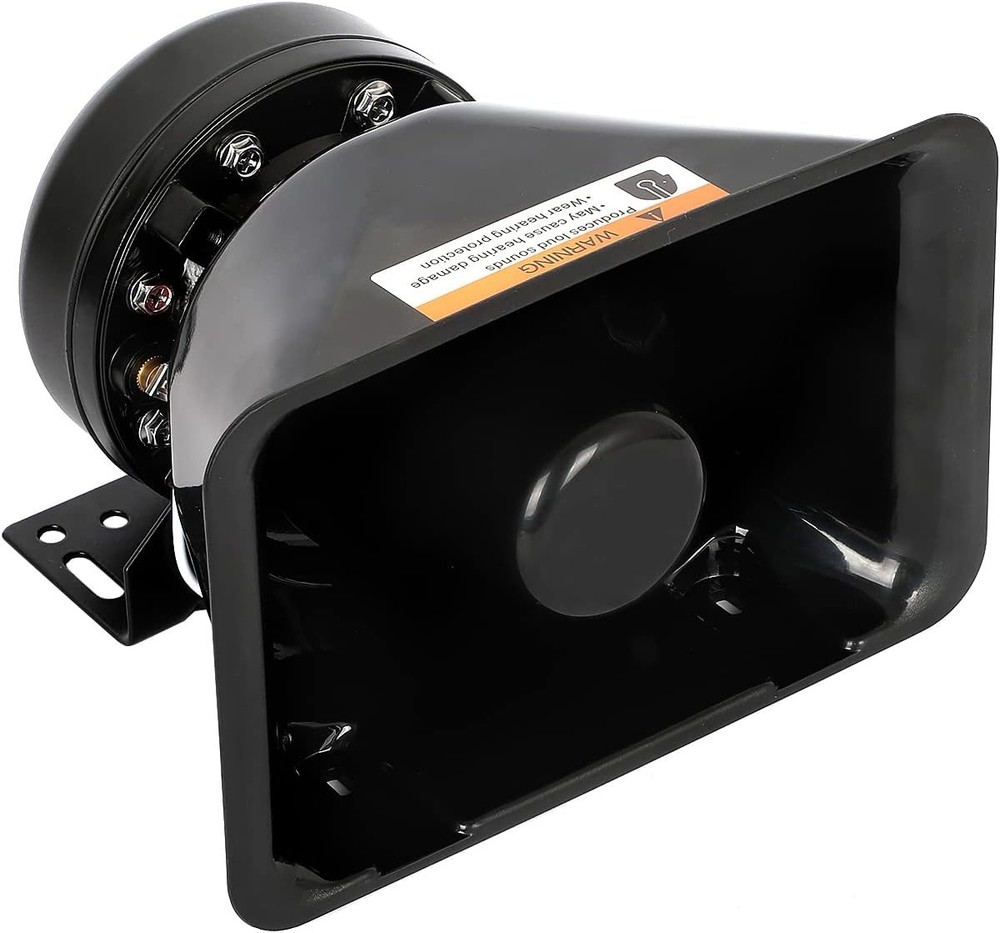 High Performance Siren Speaker Compatible with Any Speaker, Black