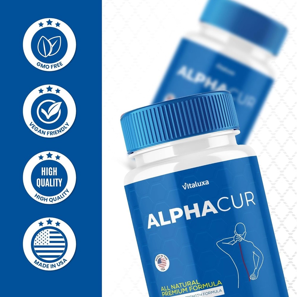 (5 Pack) Alphacur Advanced Nerve Support Formula Maximum Strength (300 Capsules)