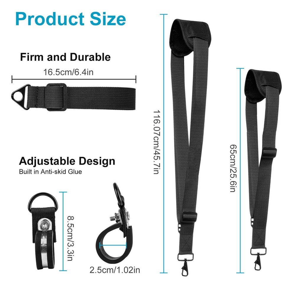 Universal Trimmer Shoulder Strap Adjustable Harness Belt Weed Eater Grass Edger