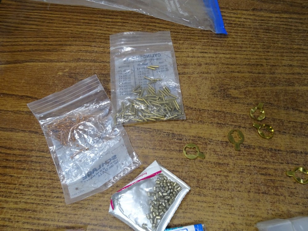 LOCK PINS LOCK SPRINGS, LOCKSMITH REKEYING