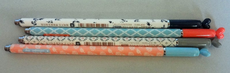Paris Retro-Style Themed Notebook Pens Zippered Pouch Notepad Eiffel Tower NEW