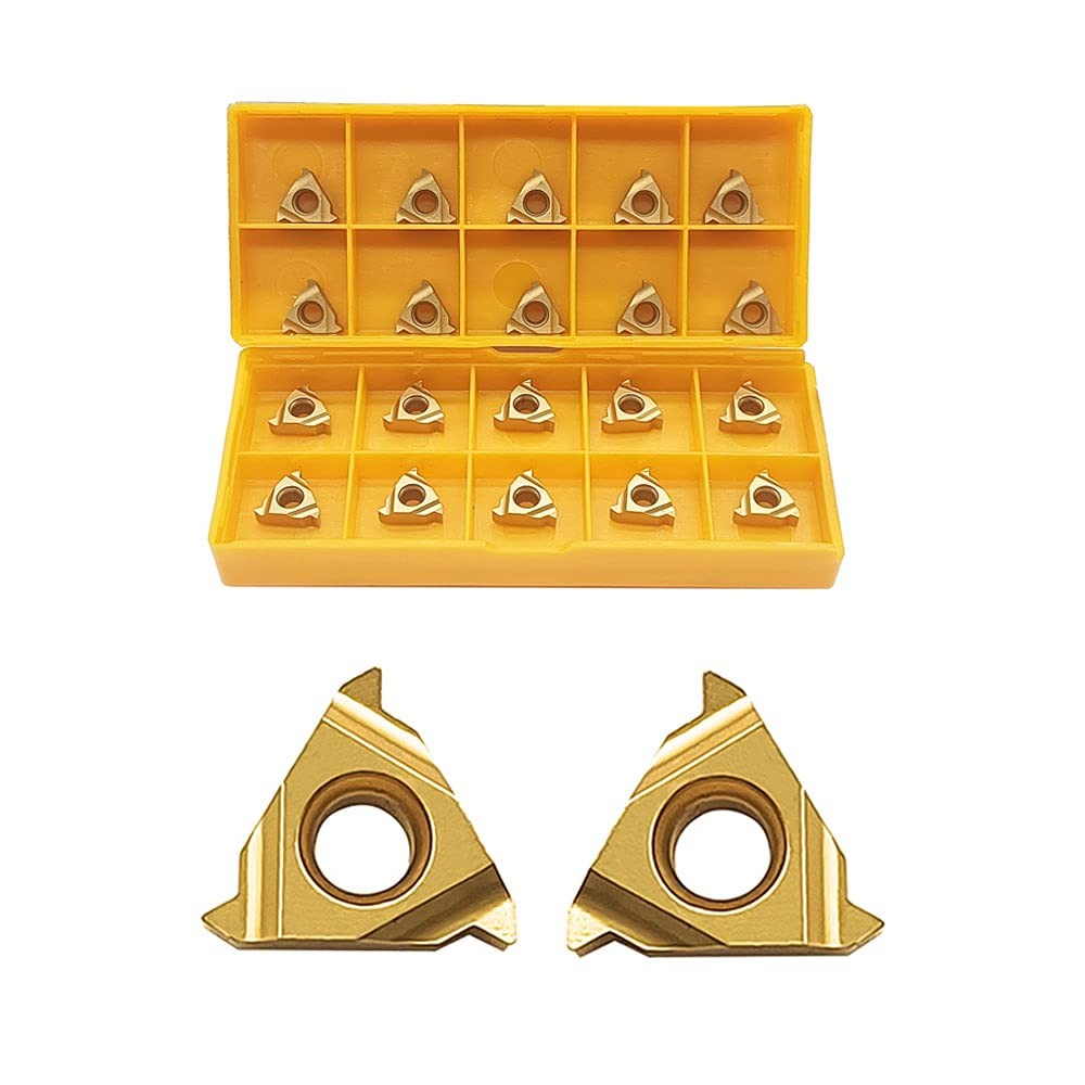 Lathe Threading Inserts 11ER AG60 + 11IR AG60 Carbide Inserts for External Thr