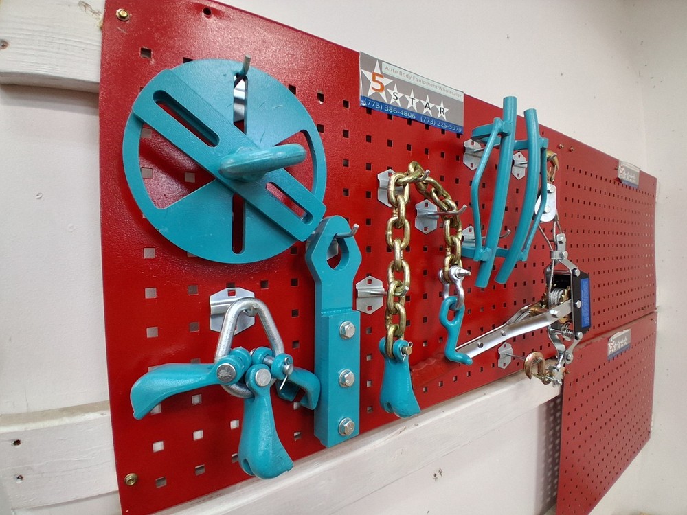 Set# 96 -6 pieces AUTO BODY FRAME MACHINE PULLING TOOLS & CLAMPS VALUE SET