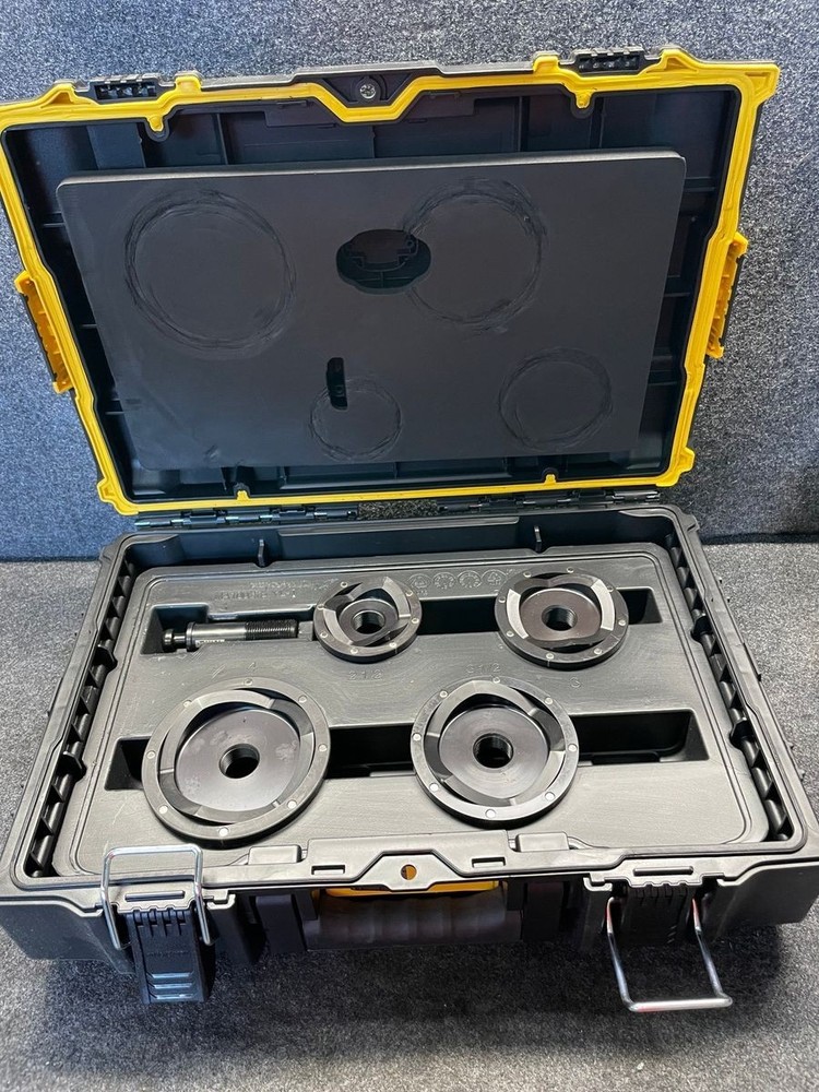 DEWALT DCE600D1K4 20V MAX Hydraulic 1/2"-4" Punch & Die Knockout Tool Kit*