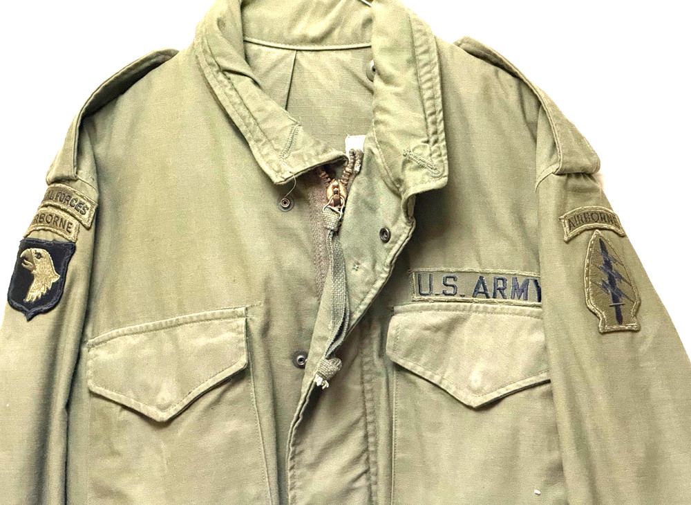 VINTAGE US ARMY SPECIAL FORCES - COLD WHETHER M-65 FIELD JACKET NICE!!