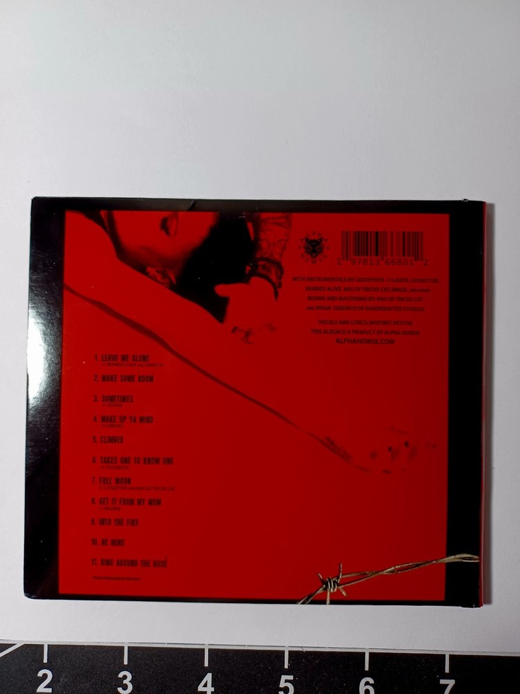 WHITNEY PEYTON SIDE EFFECTS Album Signed CD ALPHA HOWSE