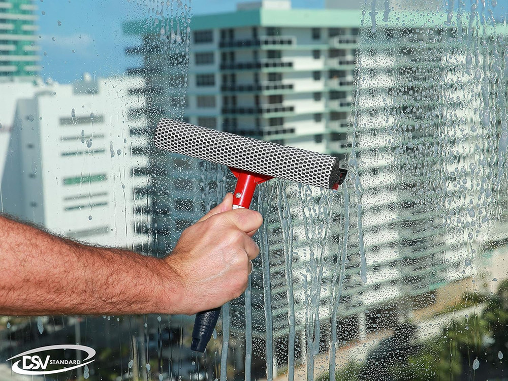 Window Squeegee for Window Cleaning, Window Cleaner Tool for Car Windshield, Sho