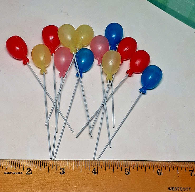 13pcs Dollhouse Colorful Balloons Decoration Miniature Doll House