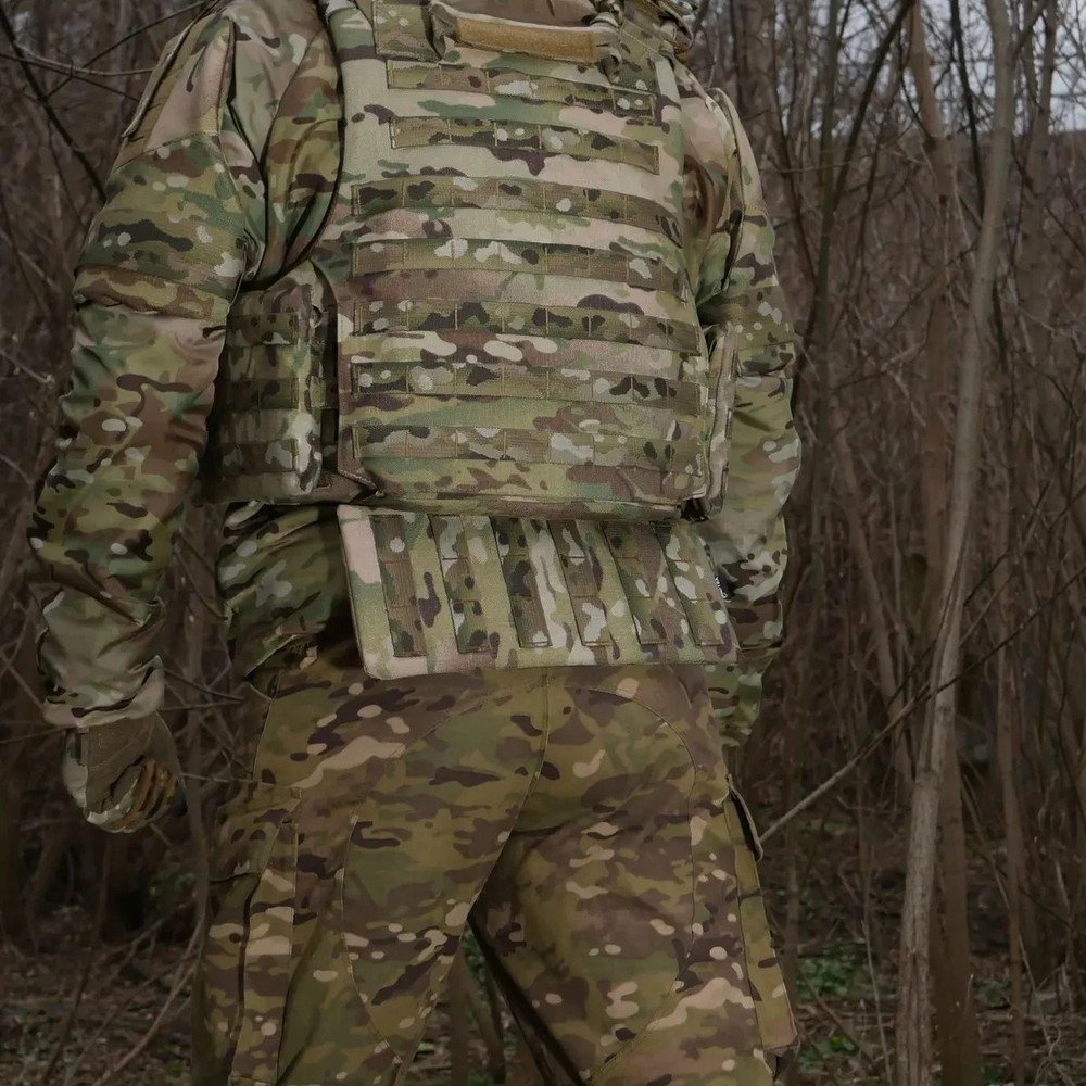 Tactical Lower Back Protection MOLLE + Ballistic Panel Level 1 | Multicam