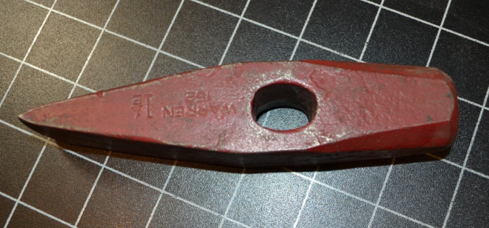 WARREN - #162 - 1 1/2# - SPLITTING CHISEL - CAT #162 - BLACKSMITH - NOS