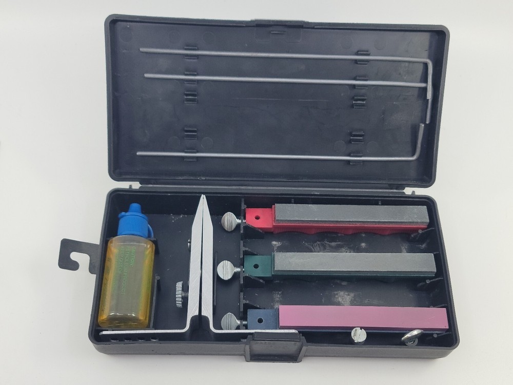 Lansky Sharpeners 3 Stone Controlled-Angle Sharpening System Partial Set