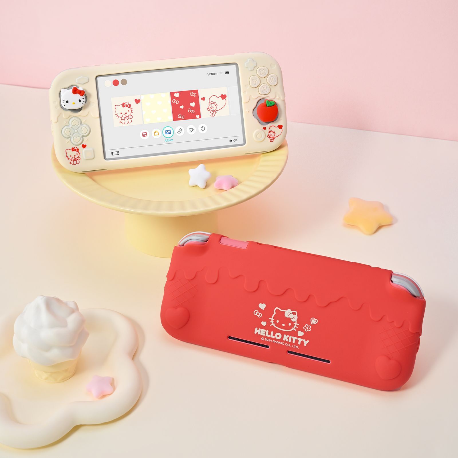 GeekShare X Sanrio Silicone Protective Case for Nintendo Switch LITE+Thumb Grips
