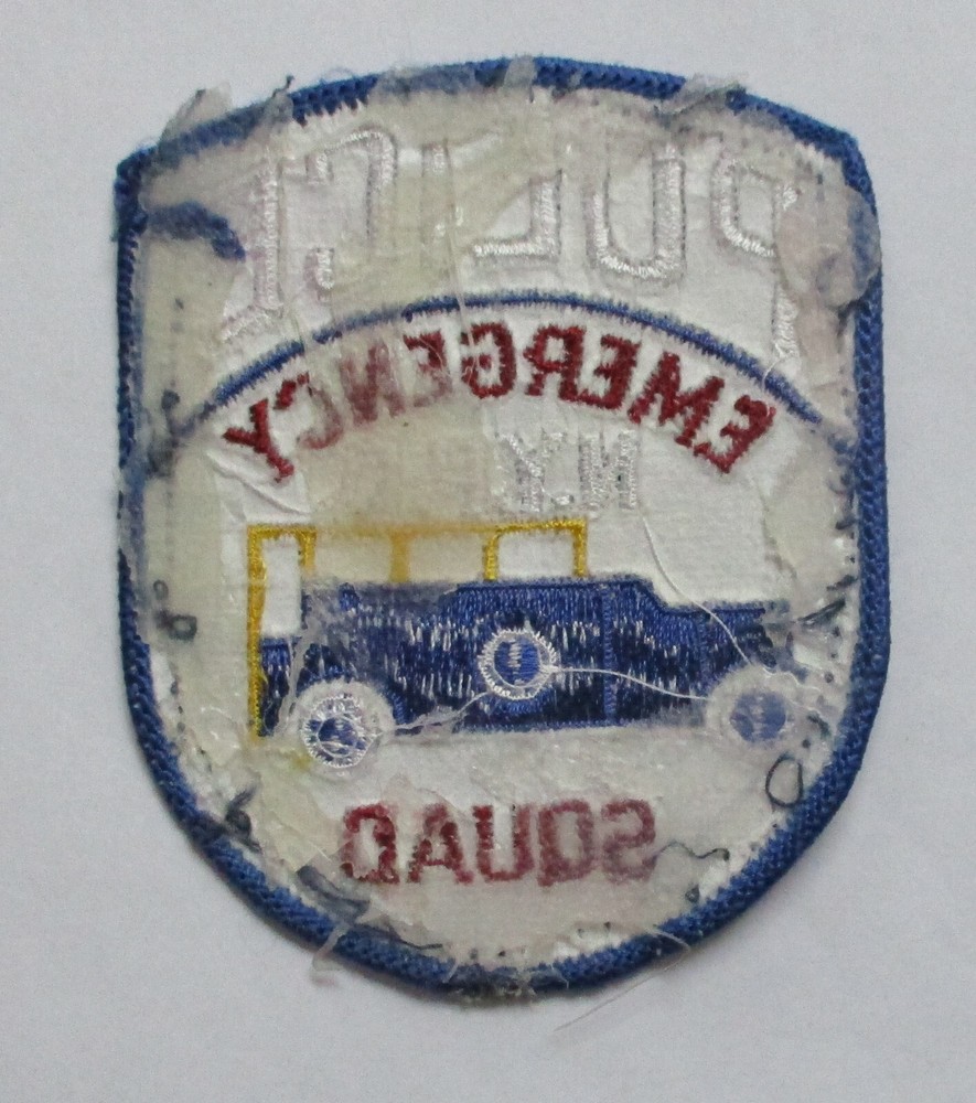 NEW YORK POLICE EMERGENCY SQUAD PATCH Used Original