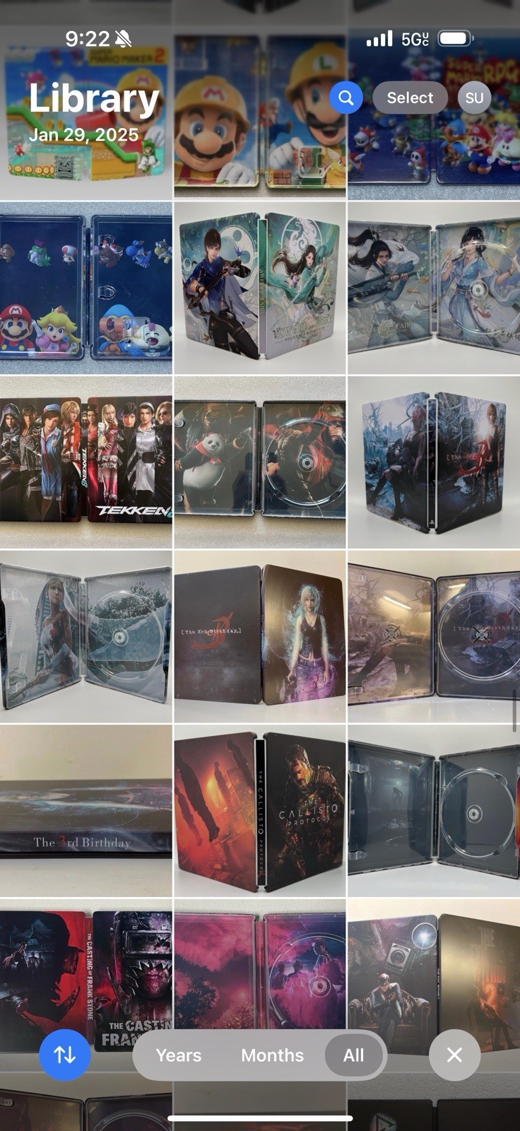 Bundle Of 5 Custom Made Steelbook Cases ( Pick any Of 5 Items) PS4/PS5/Xbox/NS