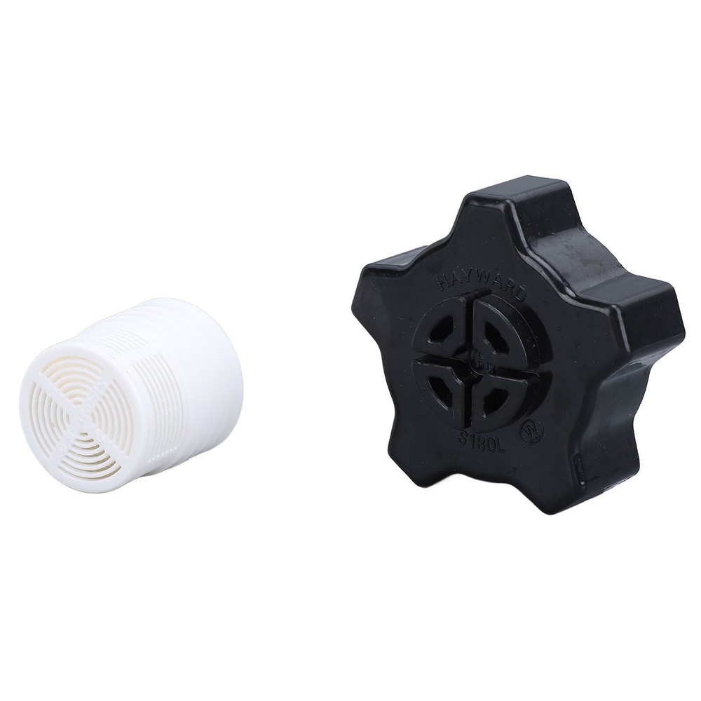 2 Set Drain Cap Assembly Pool Sand Filter Gasket Screen Replacement