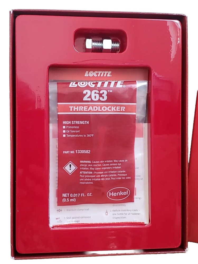 Loctite 263 Bolt Red Hi-Strength Permanent Threadlocker .5 ml