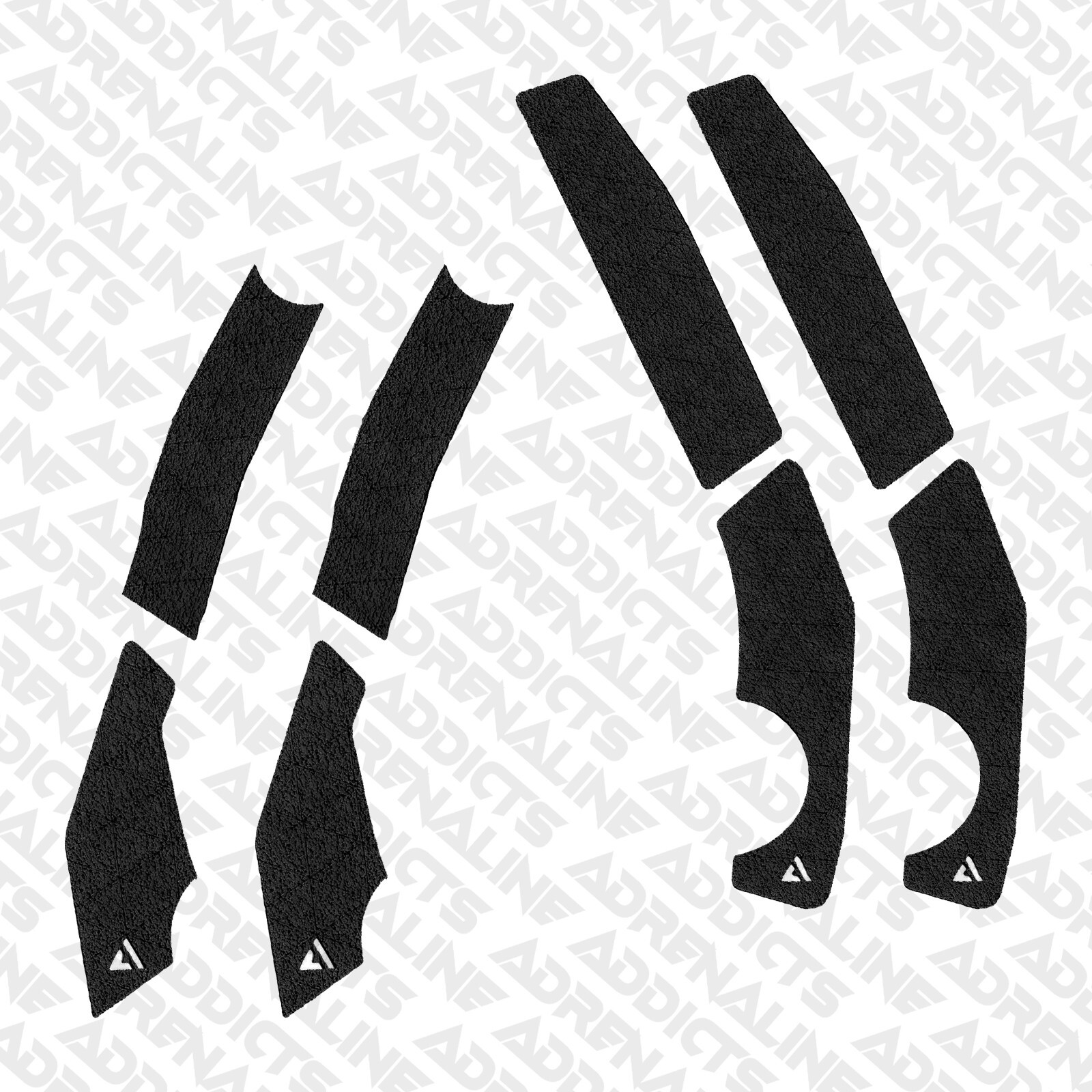 2005 - 2025 Honda CRF150R Rubberized Grip Tape Frame Guard Protector (2 Pairs)