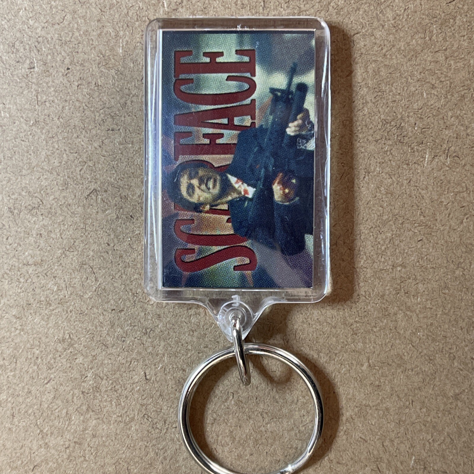 Scarface Movie Logo Acrylic Keychain : New, Vintage, Licensed.