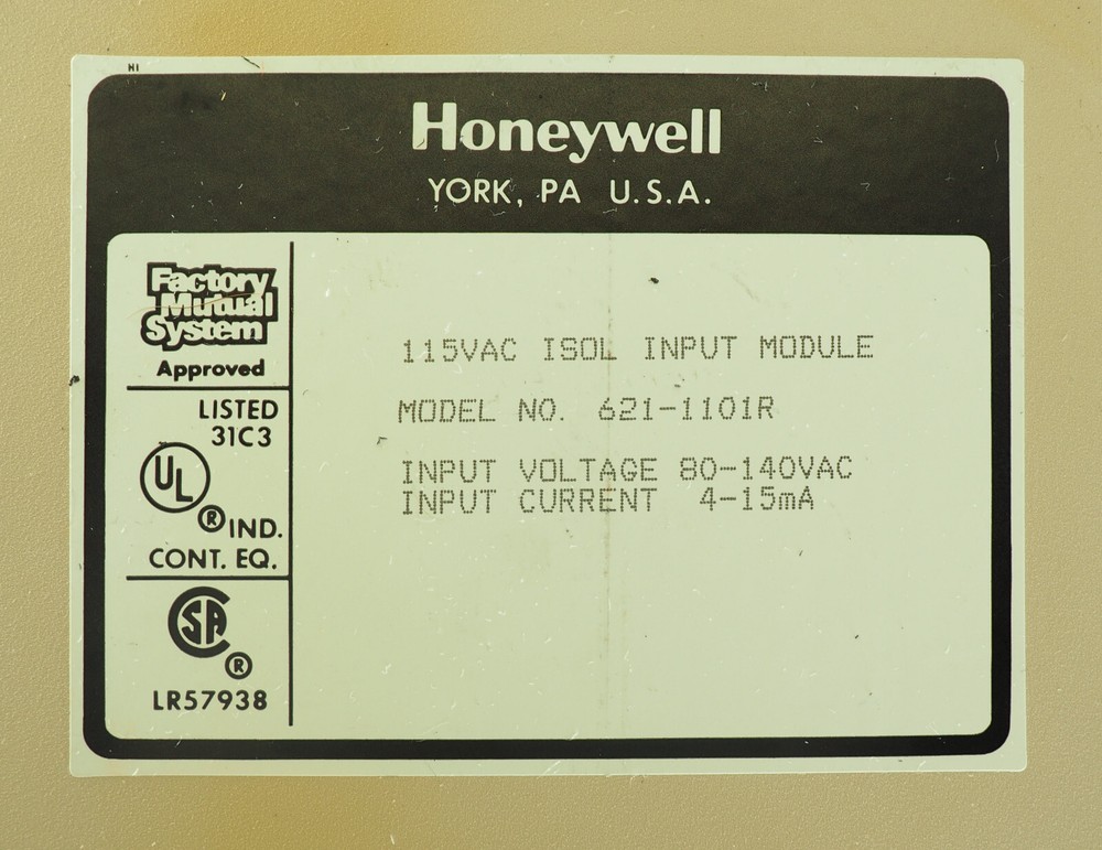 Honeywell 621-1101R Isol Input Module 115 VAC