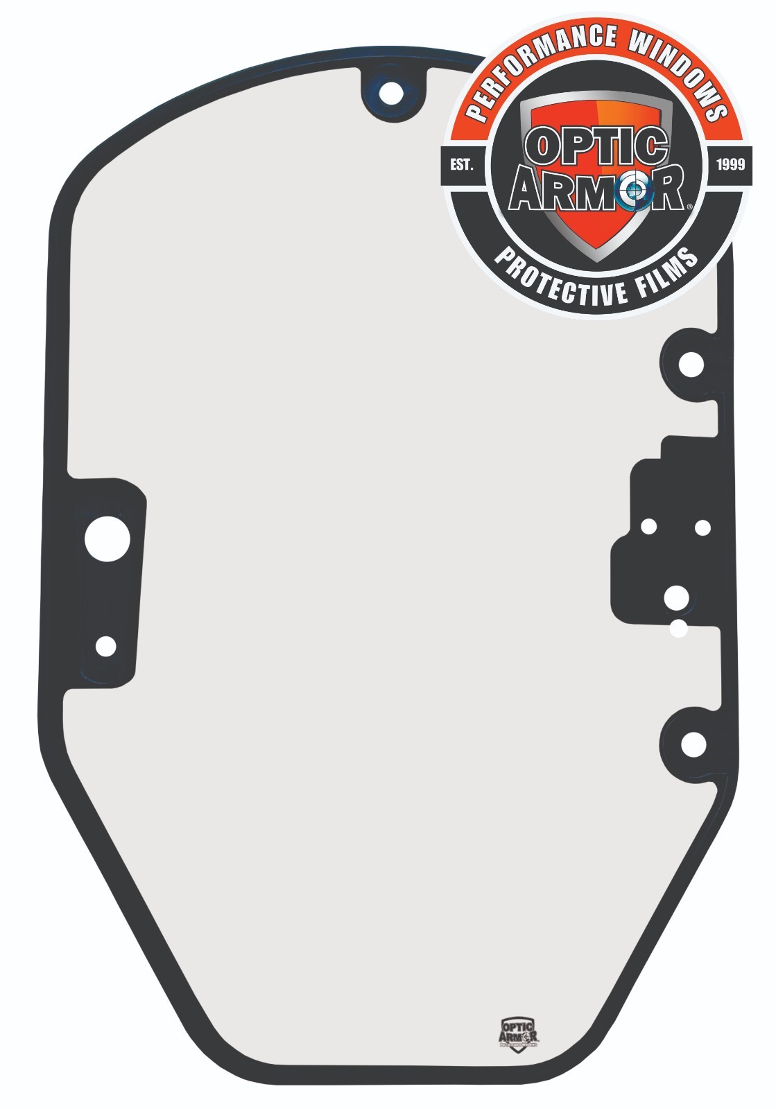 JOHN DEERE G SERIES POLY DOOR T344818 1/2" OPTIC ARMOR 320 324 325 330 331 333