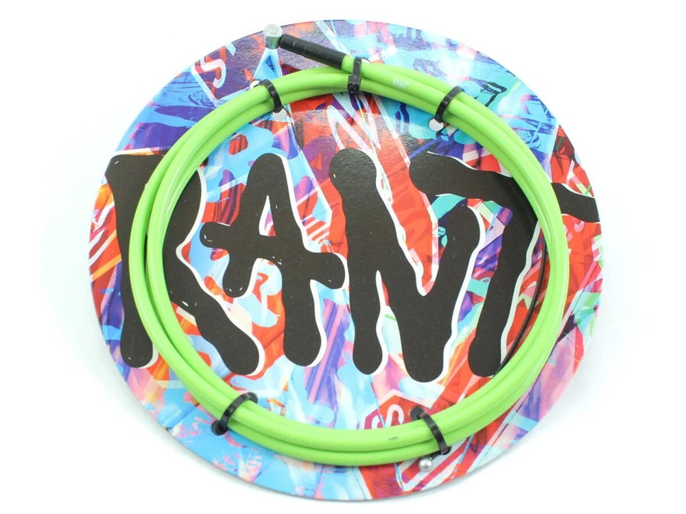 RANT SPRING BRAKE LINEAR CABLE - BMX BRAKE CABLE - LIME GREEN
