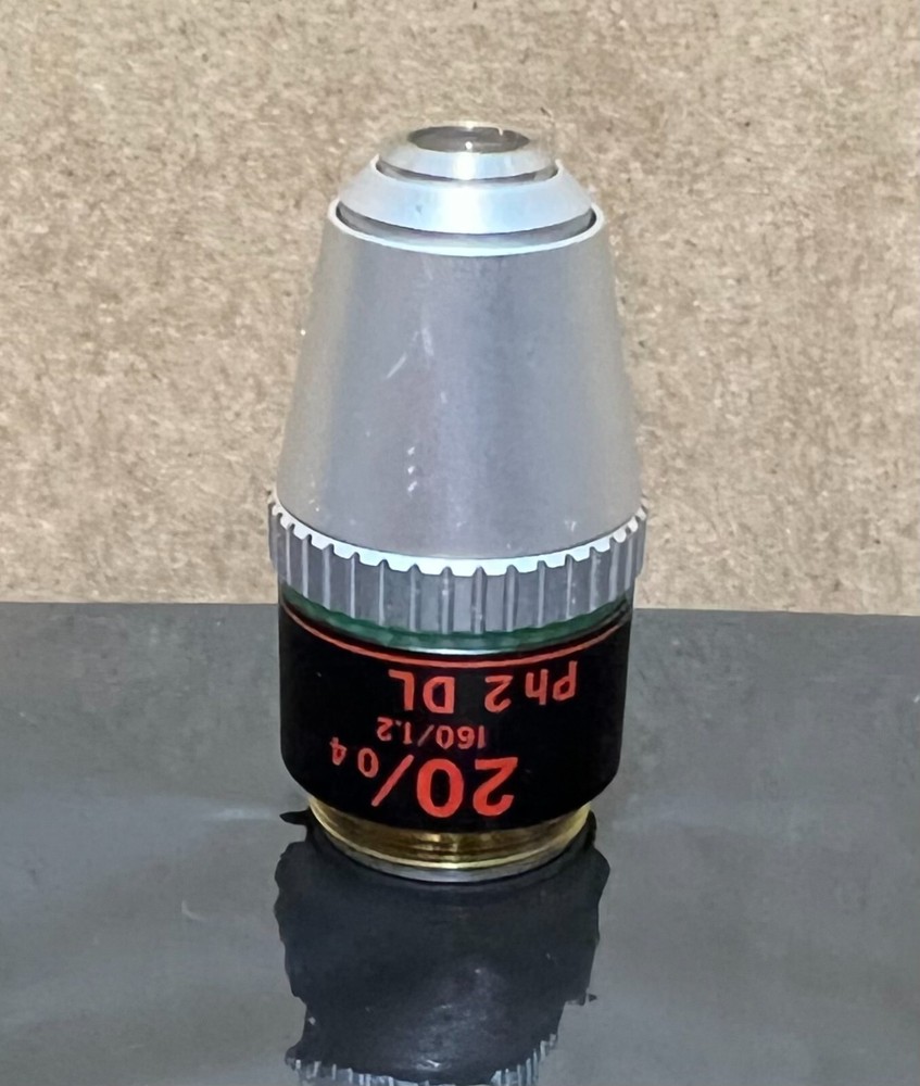 Nikon 20X/0.4 DL Ph2 Phase Contrast Microscope Objective Lens 160mm