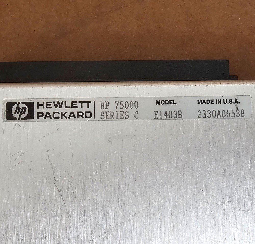 HP E1330B Series C Quad 8 Bit Digital I/O Module w/E1403B B-Size Adapter