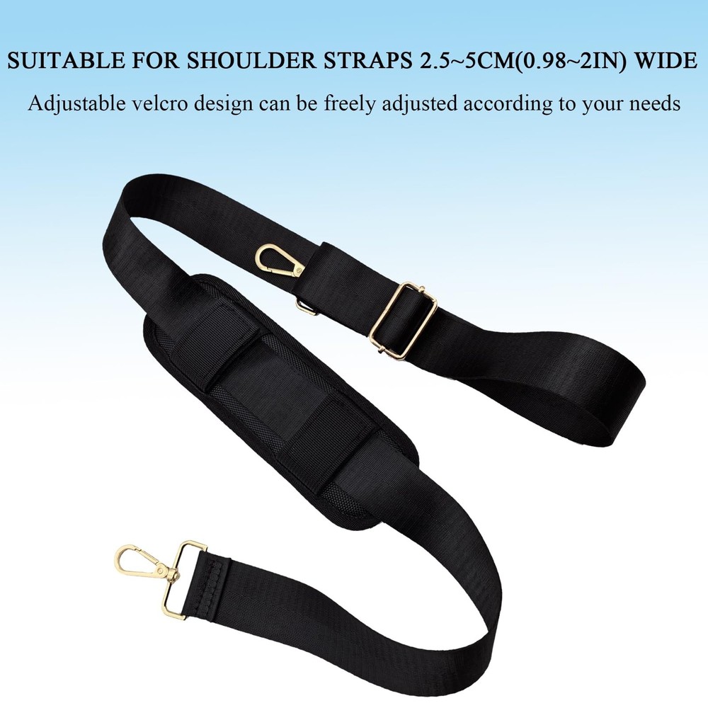 Soft Shoulder Strap Pad, Breathable & Removable Backpack Strap Pads for Bag S...
