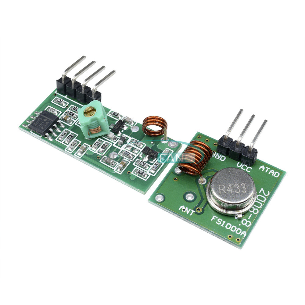 10PCS 433Mhz RF Transmitter Receiver Link Kit for Arduin/ARM/MC​U Remote Control